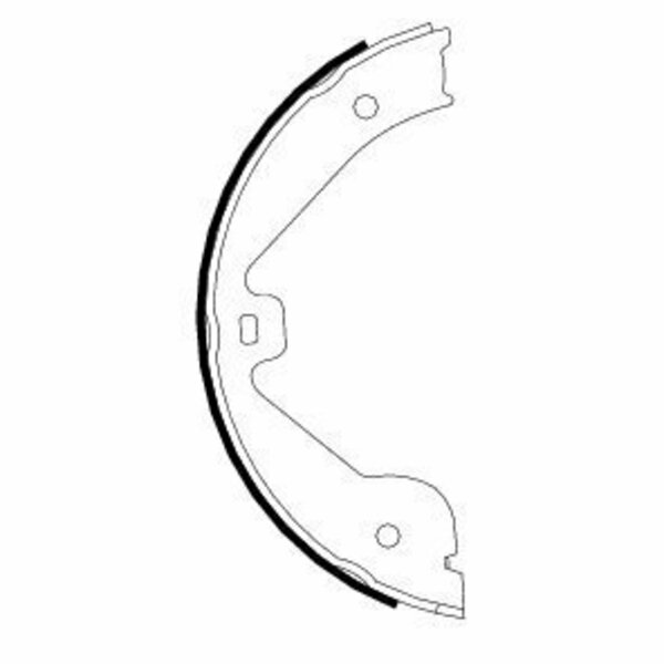 Pagid Brakes Parking Brake Shoe Set, 355050601 355050601